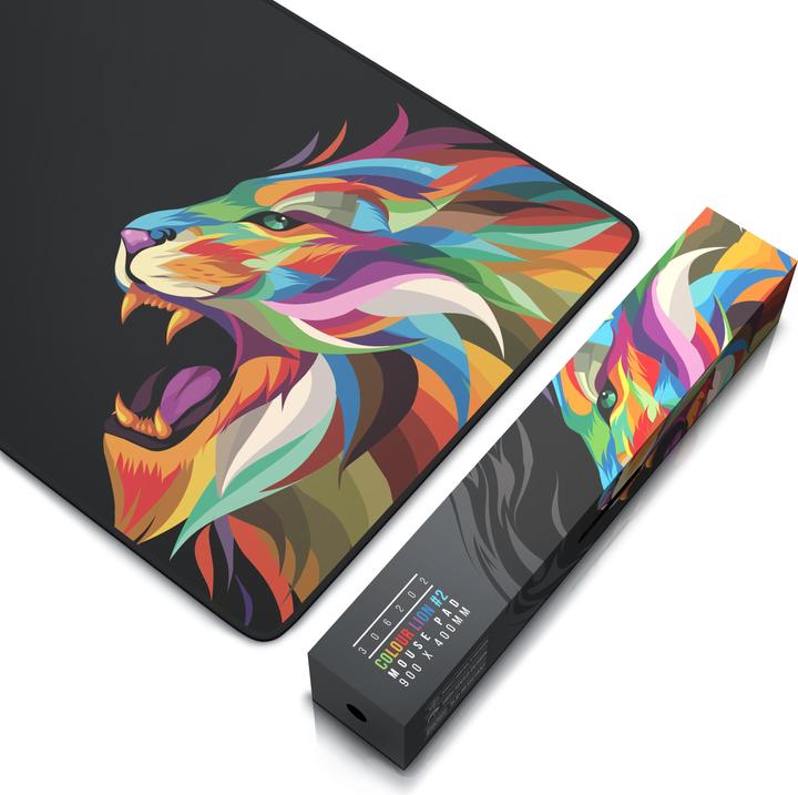 Image du produit Titanwolf Tapis de souris gaming, 900 x 400mm Tapis de souris XXL, améliore la précision et la vitesse (XXL)