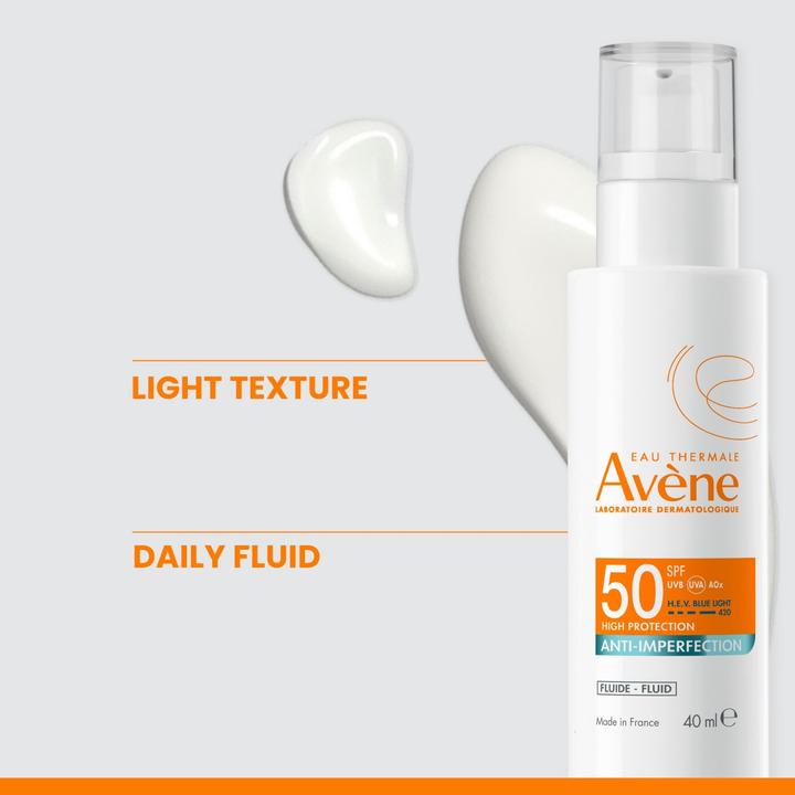 Immagine prodotto Avène Sun Anti-Unreinheiten Fluid SPF50 40ml (Crema solare viso, SPF 50, 40 ml)
