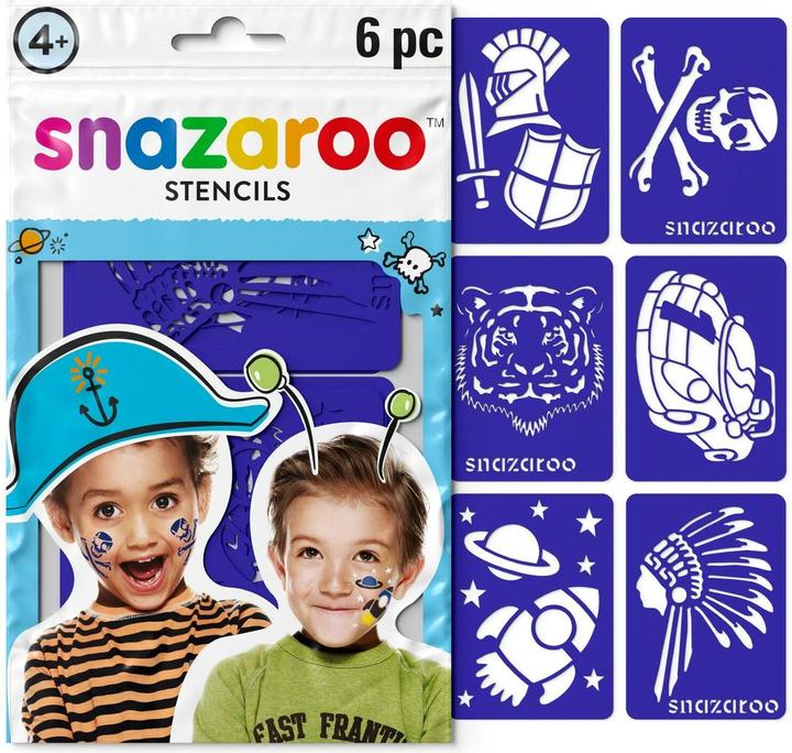 Produktbild Snazaroo Schablonen Jungen