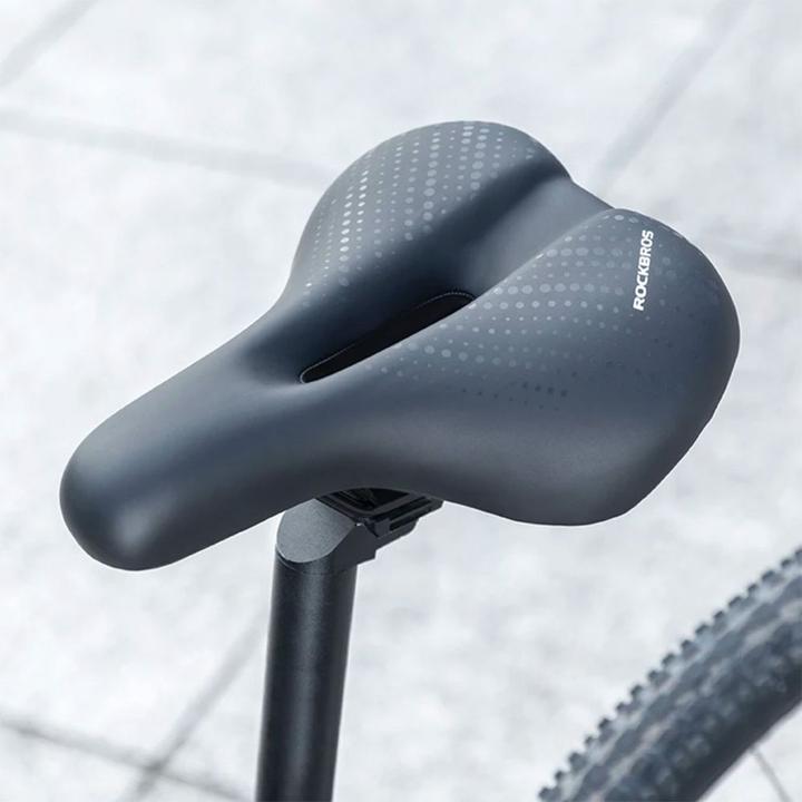 Produktbild Rockbros 38218916002 MTB bicycle saddle + lamp - black