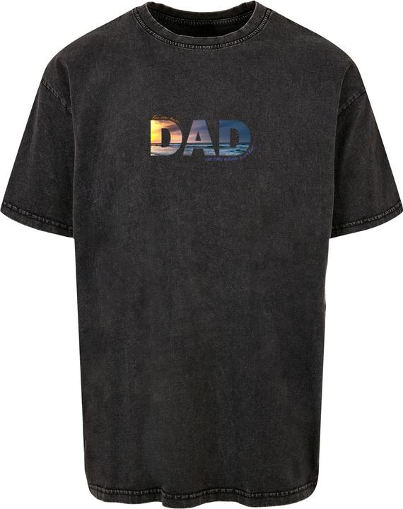 Produktbild Merchcode For The Best Dad Acid Washed Heavy Oversized Tee - 117755 (L)