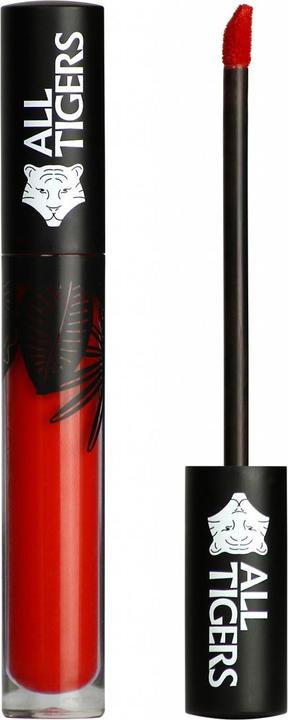 Produktbild All Tigers Liquid Lipstick matt vegan und natürlich (888 RED)