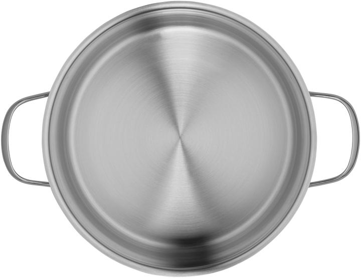 Produktbild WMF Topfset Induktion Kochtopfset 4tlg Glasdeckel Provence Plus Edelstahl (24 cm, Kochtopf, Edelstahl)