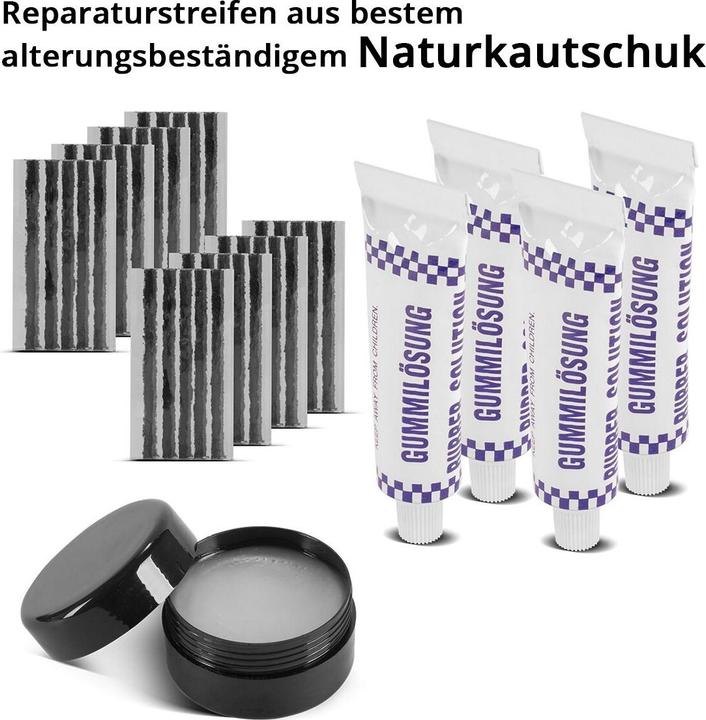 Actual product image Stahlwerk Tyre repair kit 72-piece, tyre repair kit car, patch kit car