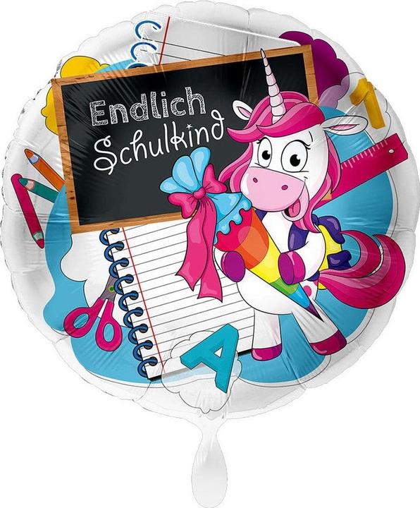 Actual product image Premioloon Schoolchild at last Unicorn