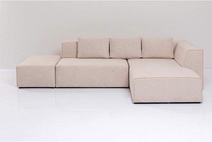 Produktbild Kare Design Ecksofa Infinity Ottomane Creme Rechts (Ecksofa)