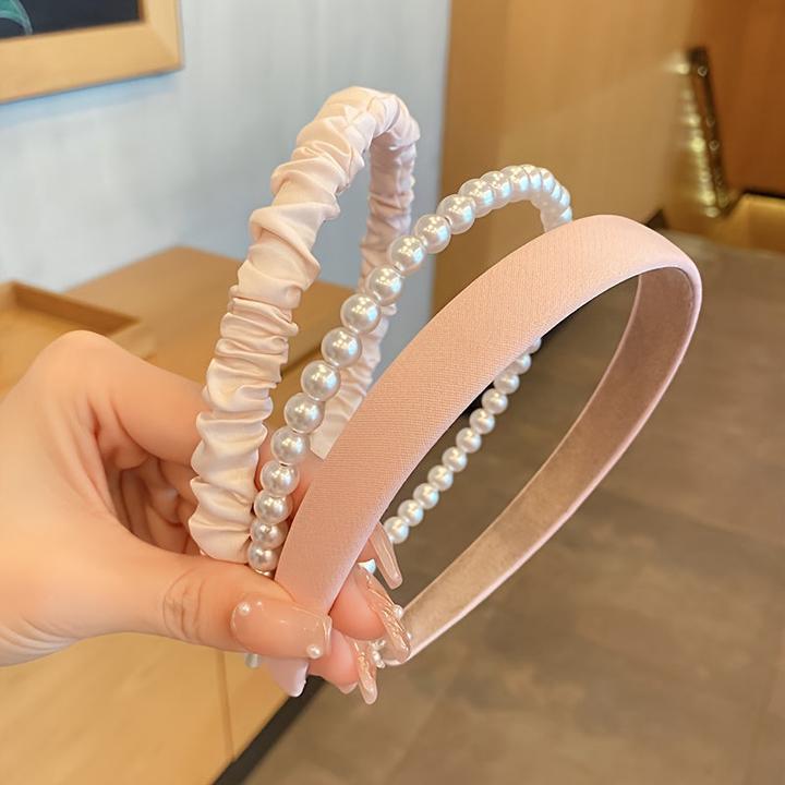 Immagine prodotto Activity Board 3pcs gemischten Stil Haarband frisch neu, Perle Stirnband