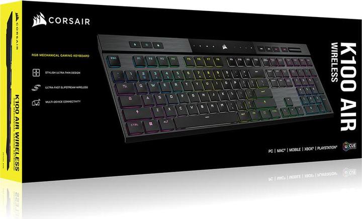 Immagine prodotto Corsair K100 Air (DE, Senza fili, Cablato)