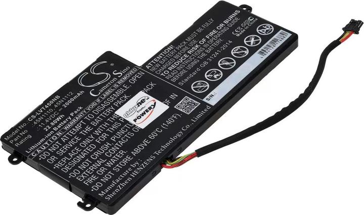 Actual product image AccuCell Battery Lenovo Thinkpad X240, Thinkpad T440S series, type 45N1110 (2000 mAh)