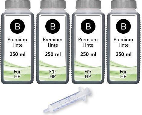 Produktbild Druckfuxx 1000ml Nachfüll Tinte für HP-364XL 5510 5514 5515 5520 5522 5524 6510