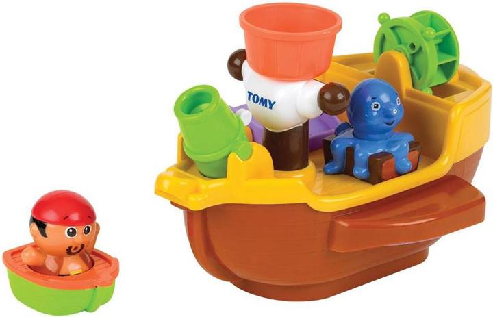 Actual product image Tomy Bath pirate ship