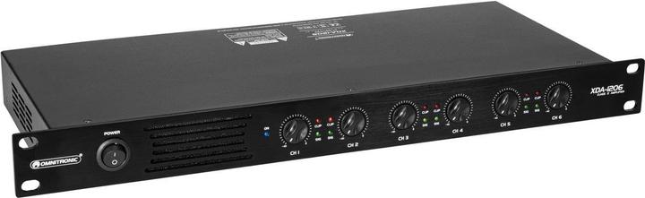 Produktbild Omnitronic XDA-1206 6-Kanal Class-D-Verstärker (Verstärker)