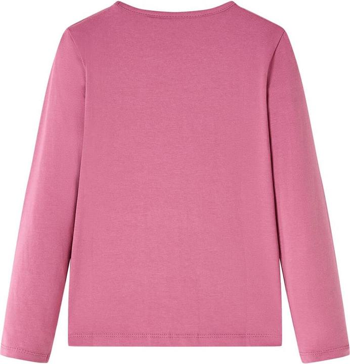Image du produit VidaXL T-shirt manches longues enfant rose framboise 92,Matière : 95% coton (92)