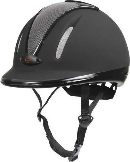 Kerbl Reithelm Eclipse, schwarz, 52-56 cm (52 - 56 cm)