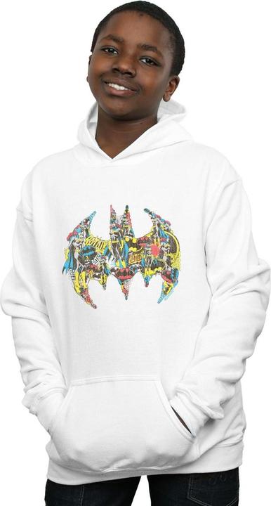 Produktbild Batman Batgirl Logo Collage Kapuzenpullover Jungen (152, 158)