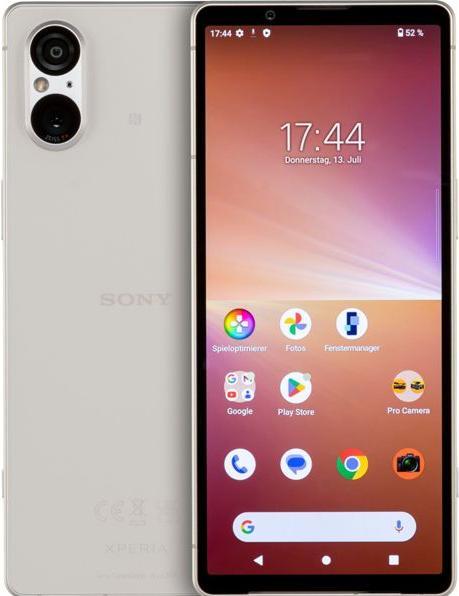 Image du produit Sony Xperia 5 V (128 Go, Platine Argent, 6.10", SIM + eSIM, 48 Mpx, 5G)