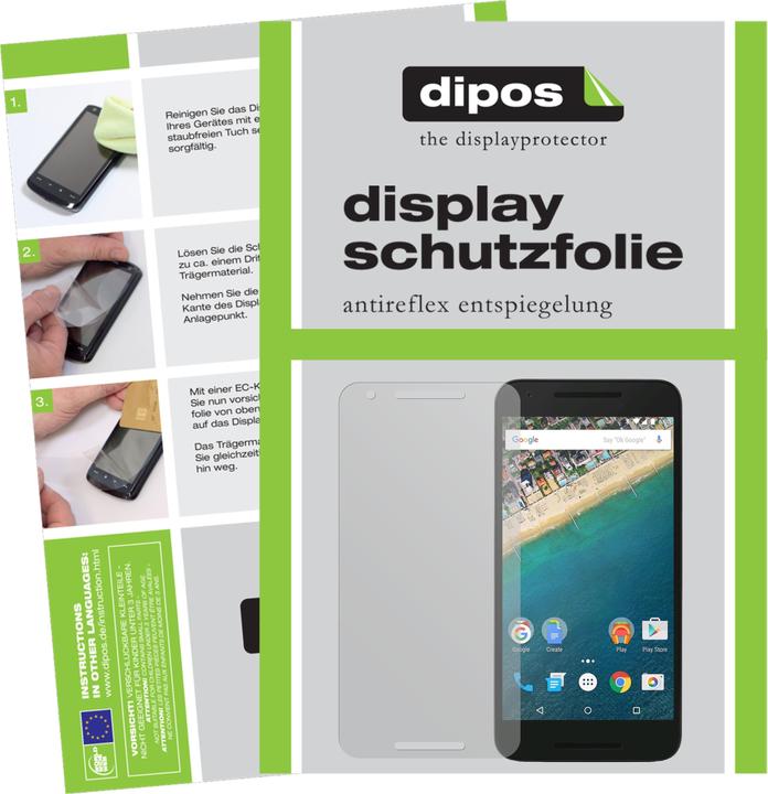 Produktbild Dipos Displayschutzfolie Antireflex (6 Stück, LG Nexus 5X)