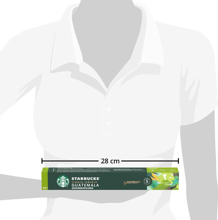 Actual product image Starbucks Single-Origin Guatemala by Nespresso Blonde Roast coffee (10 x Port.)
