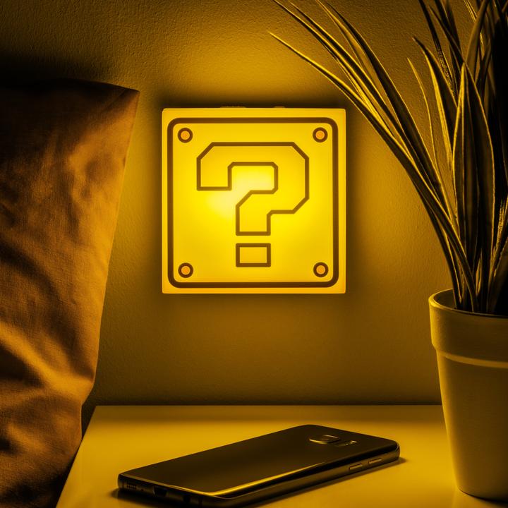 Actual product image Paladone Products SUPER MARIO - Bloc Question - Lamp de nuit