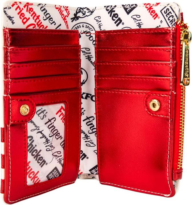 Actual product image Loungefly Kentucky Fried Chicken by Wallet Colonel Sanders