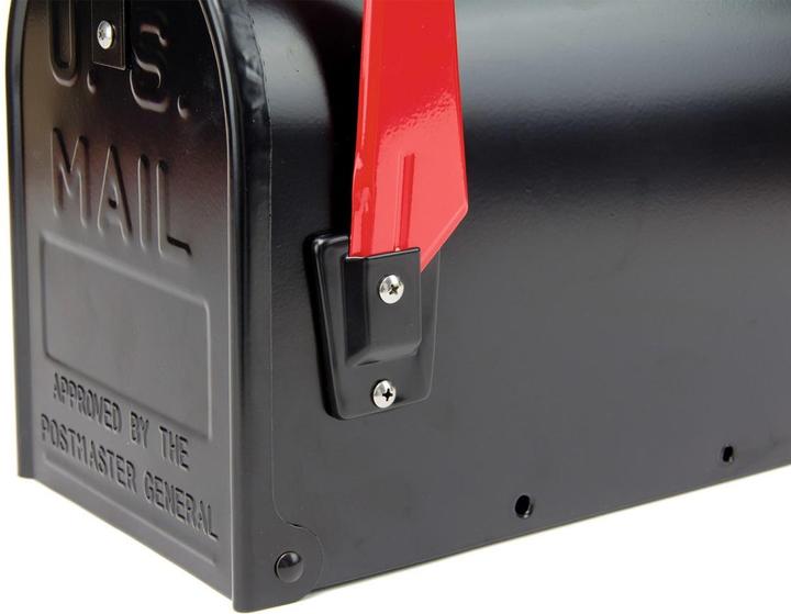 Immagine prodotto Dema Alu American Mailbox Postkasten US Briefkasten mech. Postmelder Retro Schwarz