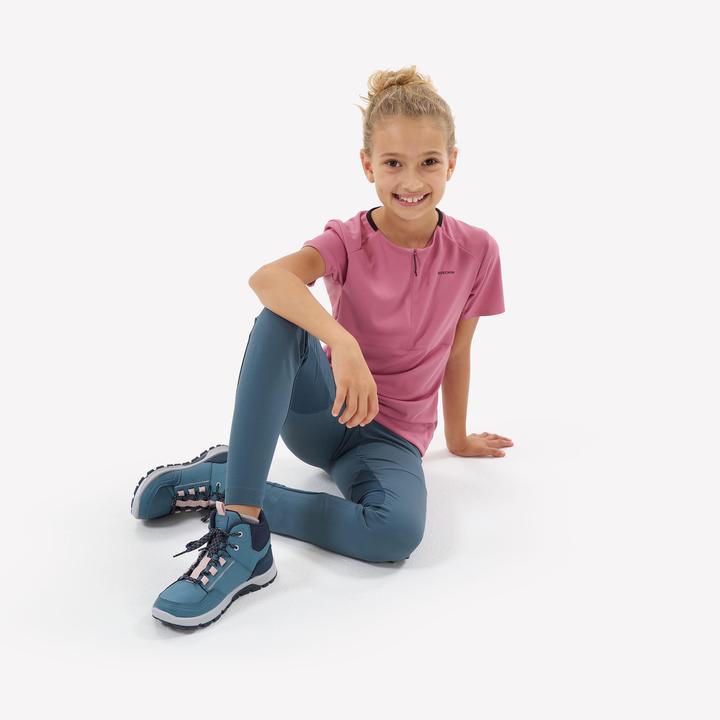 Immagine prodotto Quechua Scarpe da trekking per bambini taglia 35-38 mezza altezza - NH500 blu (38)