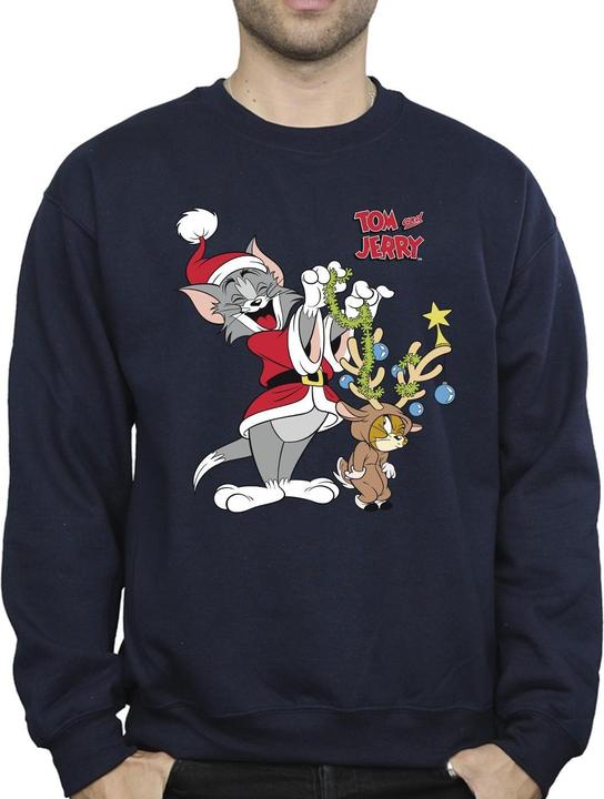 Immagine prodotto Tom & Jerry Christmas Reindeer Felpa Uomo (5XL)