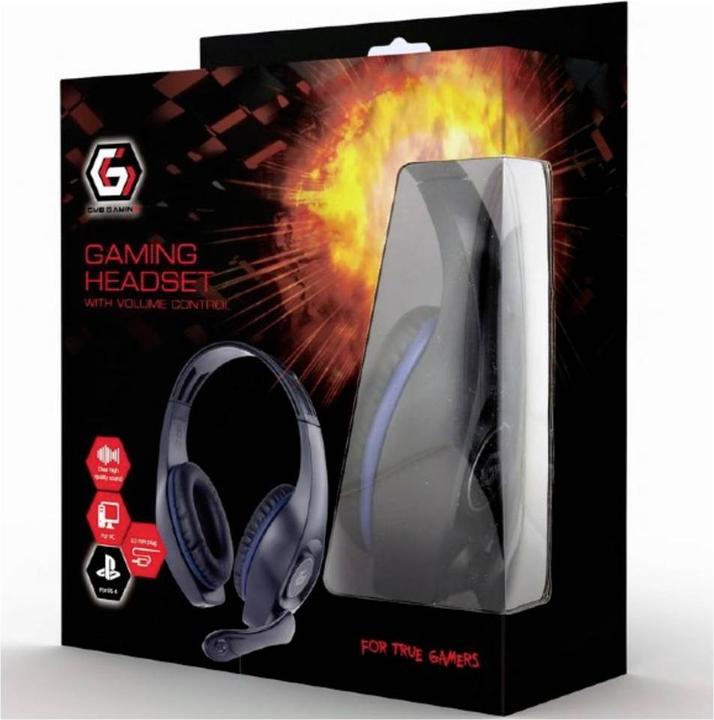 Actual product image Gembird GMB Gaming Stereo Headset GHS-05-B (GHS-05-B) (Cable)