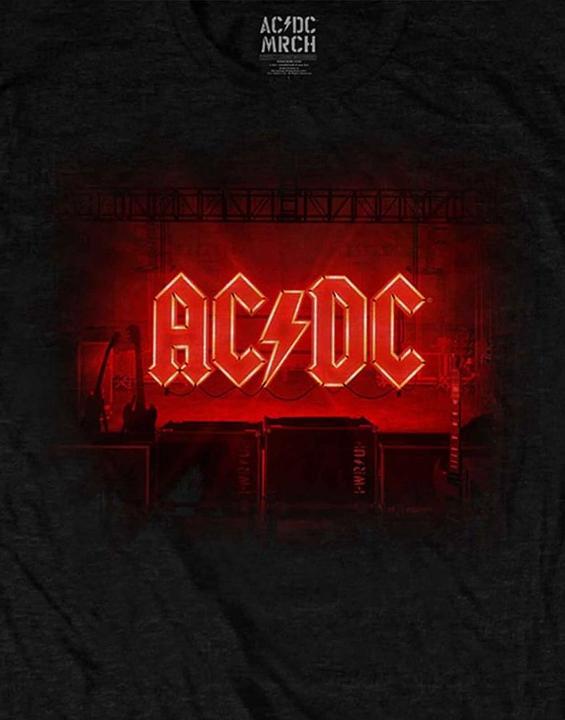 Image du produit AC/DC Adult Dark Stage Track List T-shirt (S)