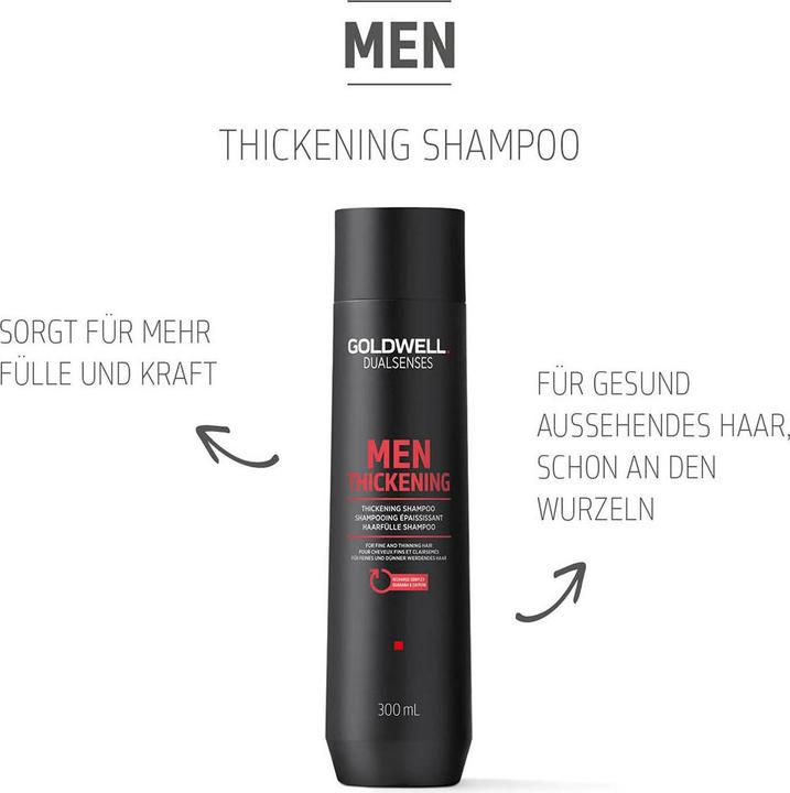Produktbild Goldwell Dualsenses Men Haarfülle (300 ml, Flüssiges Shampoo)