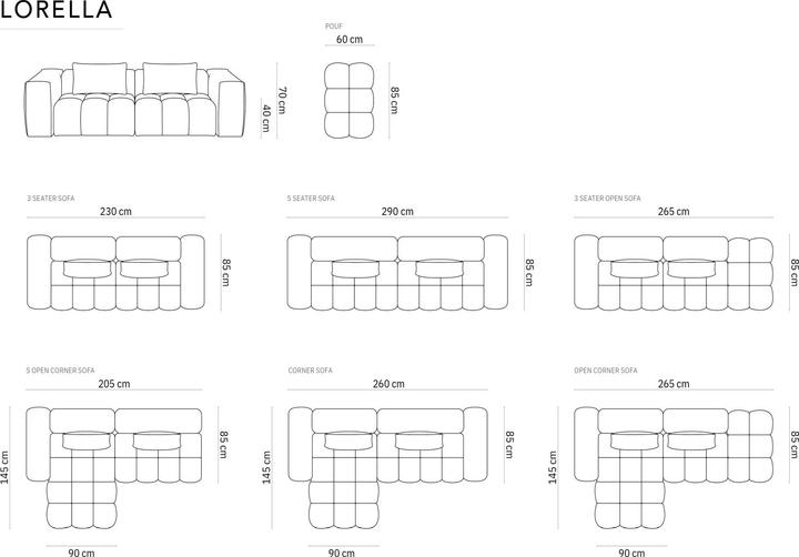 Actual product image CXL by Christian Lacroix Lorella (Corner sofa)