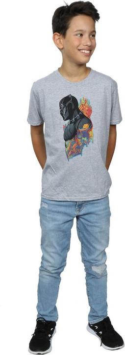 Produktbild Jungen Black Panther Profil TShirt (140, 146)