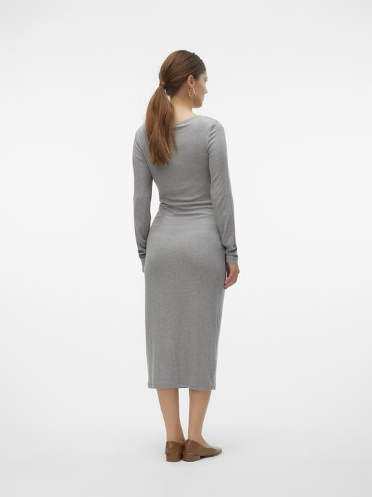 Image du produit Mamalicious Coupe ajustée Col rond Robe midi (M)