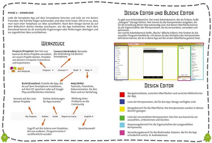 Actual product image Programmiere eigene Apps mit App Inventor (German, Monica Umberta Oriani Cauduro, 2019)