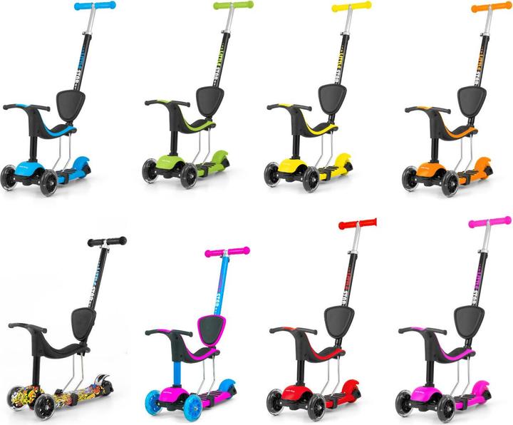 Actual product image Mally Scooter Milly (2621), pink / blue