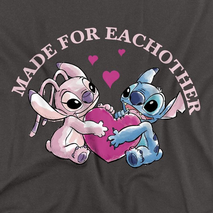 Immagine prodotto Lilo & Stitch Made For Each Other Maglietta Adulto Unisex (L)