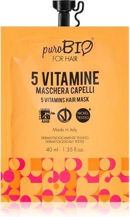 Puro Bio puroBIO Cosmetics 5 Vitamins Hair Mask - 40 ml (40 ml)
