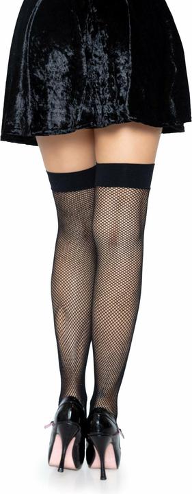 Actual product image Leg Avenue Nylon Fishnet Thigh Highs (One size)