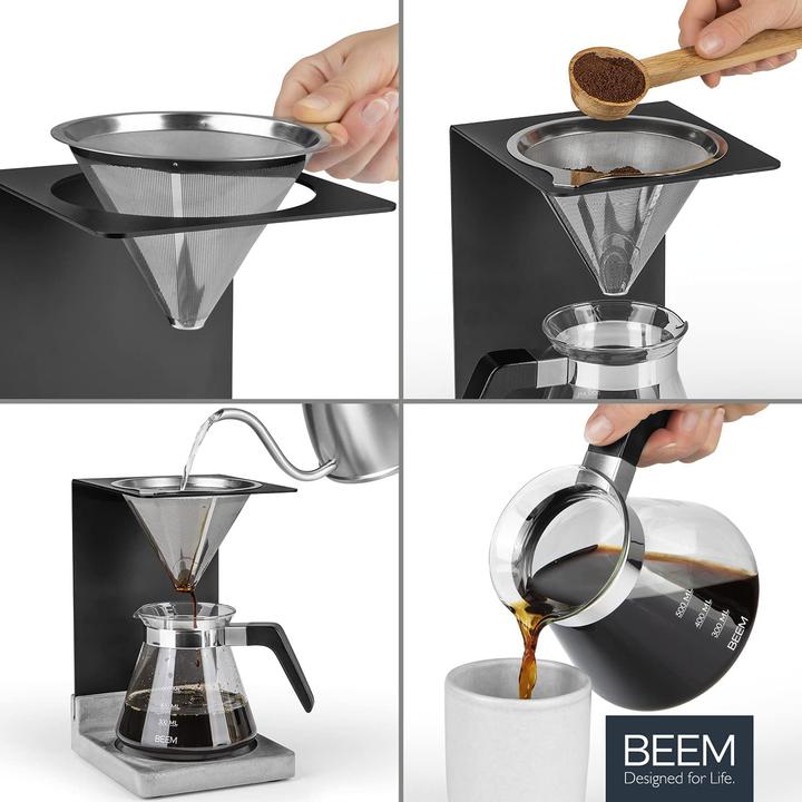 Produktbild Beem Kaffeebereiter-Set 'Pour Over' 4 Tassen 4-teilig (0.50 l)