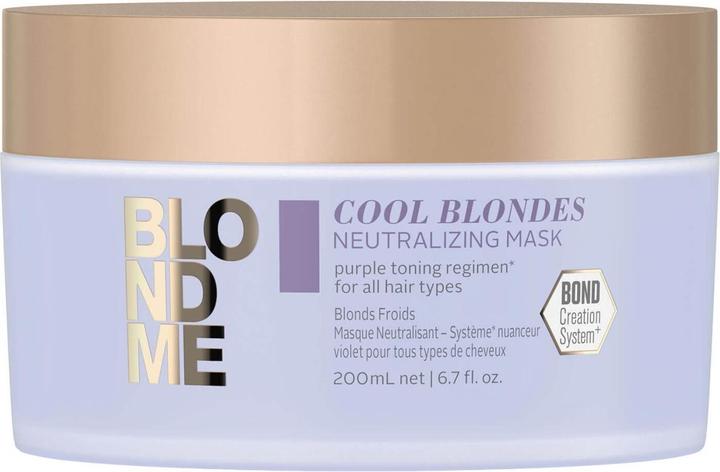 Produktbild Schwarzkopf Blondme - Cool Blondes Neutralizing Mask (200 ml)