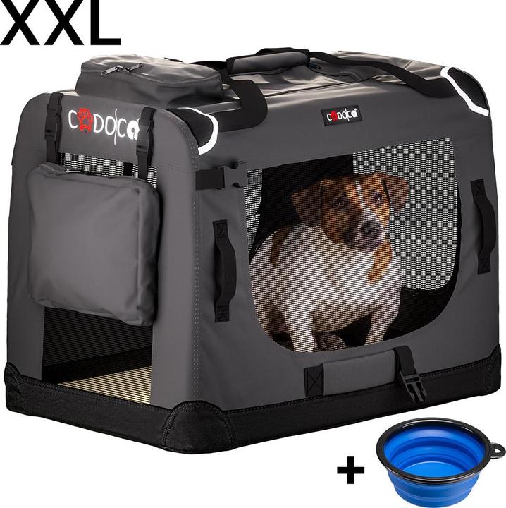 Immagine prodotto Cadoca Trasportino per Animali S/M/L/XL/XXL (Cane, Traspirante, Pieghevole)