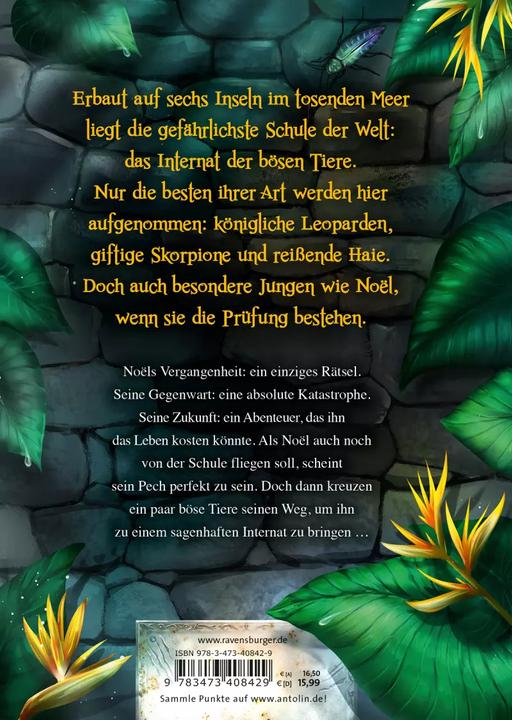 Produktbild Ravensburger Internat der bösen Tiere, Band 1: Die Prüfung (Deutsch, Gina Mayer, Clara Vath, 2020)