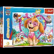 Actual product image Trefl Paw Patrol Glitter Puzzle 100T (100 pieces)