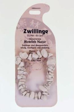Roost Armband Zwilling G239 Howlith natur (Howlith weiss)