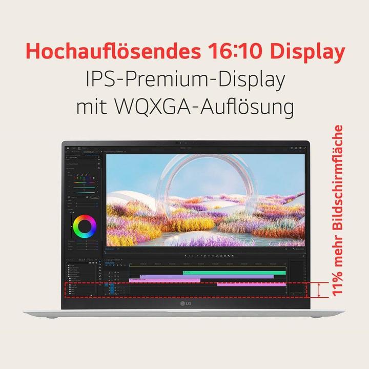 Produktbild LG gram Pro 17 (17", Intel Core Ultra 7 155H, 32 GB, 2000 GB, DE)
