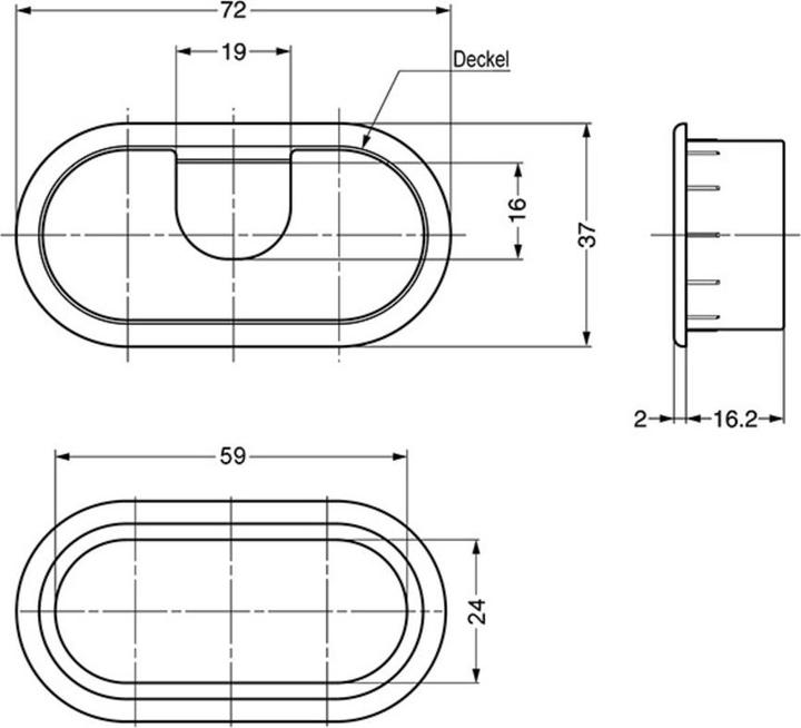 Produktbild Werkstarck Kabeldurchführung (Kabeldurchlass, 6.70 cm)