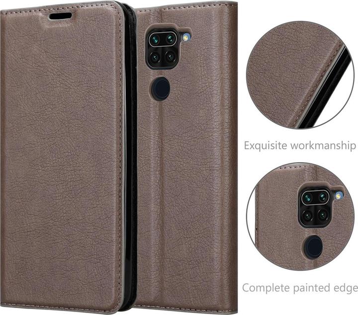 Actual product image Cadorabo Book Invisible Magnet Cover (Xiaomi Redmi Note 9)