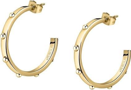 Morellato Gold-plated round earrings Creole SAUP09 (L)