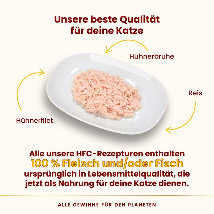 Image du produit Almo Nature HFC Light Meal Natural, Nourriture humide au poulet pour chats (4x50g) (Adulte, 4 pcs, 200 g)