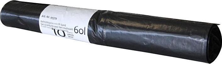Immagine prodotto Sacco per rifiuti 60L/nero (10 x, 60 l)